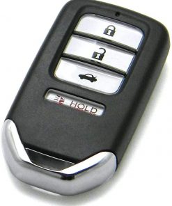 B08HP88NVR OEM Electronic 4-Button Smart Key Fob Remote Compatible With 2013-2015 Honda Accord EX/EX-L & 2014-2015 Honda Civic EX/EX-L (FCC ID: ACJ932HK1210A, P/N: 72147-T2A-A01)