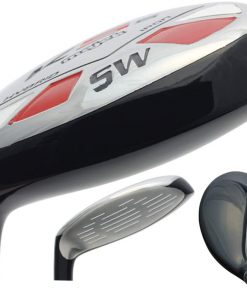 B07W1CLRVM Left Handed Majek Golf Senior Men's SW Hybrid Senior Flex Utility A Flex Club with Premium Men's Arthritic Grip