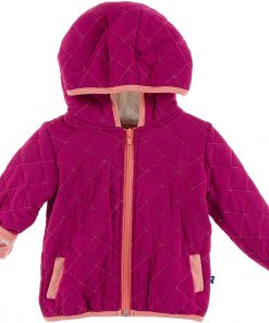 B07VB1FJ19 KicKee Pants Print Quilted Jacket with Sherpa-Lined Hood