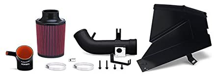 B0176SJJ5A Mishimoto MMAI-CIV-06SIHWBK Performance Air Intake w Heatshield Compatible With Honda Civic Si 2006-2011 Wrinkle Black