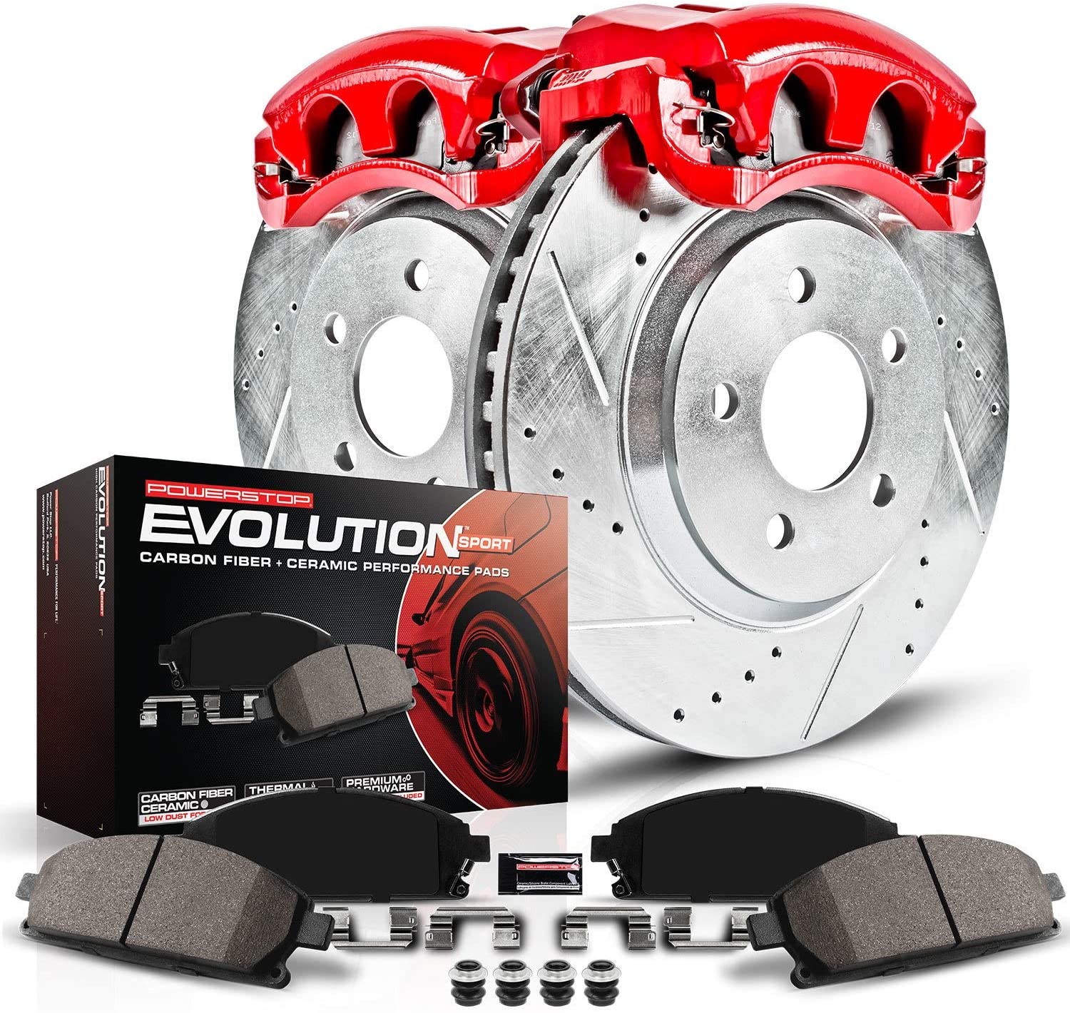 B00JGRWIY4 Power Stop KC449 1-Click Performance Brake Kit with Caliper