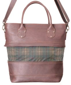 Zipper Leather Tote