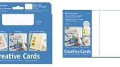 105-220 50-Pack Cards & Envelopes Palmbeach White & Plain Edge