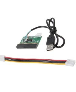 1.44MB 3.5"" USB Cable Adapter to 34Pin Floppy Drive Connector U Disk to Floppy Disk PCB Board U1JE, chengjiang1332