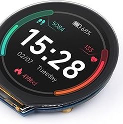 1.28inch Touch LCD Display Module, 240×240 Resolution Round LCD IPS Screen, 65K Colors Display, 4-Wire SPI and I2C Communication, Support Raspberry Pi/Raspberry Pi Pico/Arduino/STM32