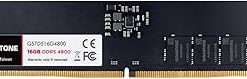 【DDR5 RAM】 GIGASTONE 16GB DDR5 4800MHz PC5-38400 CL 40-40-40-77 1.1V UDIMM 288 Pin Unbuffered Non ECC High Performance PC Desktop Memory Upgrade
