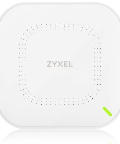 Zyxel WiFi 6 AX1800 Wireless Gigabit Access Point | Mesh, Seamless Roaming, & MU-MIMO | WPA3-PSK Security | Cloud, App or Direct Management | POE+ or AC Powered | AC Adapter Included | NWA50AX