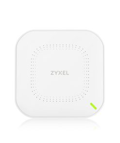 ZyXEL WiFi 6 AX1800 Wireless Gigabit Access Point | Mesh, Seamless Roaming, Captive Portal & MU-MIMO | WPA3 Security | Cloud, App or Direct Management | POE+ | AC Adapter Included |NWA90AX