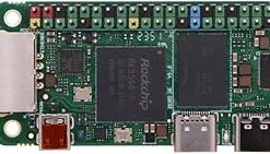 Zero 3E RK3566 4-core CPU SBC, GPU, NPU, HDMI with 1080P Output, and Gigabit Ethernet Single Board Computer (Radxa Zero 3E 2GB with GPIO)