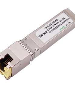 100 Meters, 10Gb SFP+ to RJ45 Modules, 2.5G/5G/10GBase-T Ethernet Copper to SFP+ Transceiver for Ubiquiti UF-RJ45-10G, Plugin 10Gb SFP+ Port, Low Power Consumption