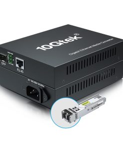 1.25G Media Converter, SFP Slot, Power Inside, with a 1.25G SFP Module, 550-m