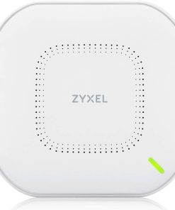 Zyxel True WiFi 6 AX3000 Wireless Multi-Gigabit Enterprise Access Point | Wall & Ceiling Optmized Antenna | Cloud, App, Direct or Controller Management | POE+ |1 Year Nebula Pro | WAX610D