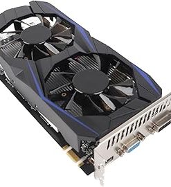 Yoidesu GTX550Ti Gaming Graphics Card, 6GB GDDR5 192BIT Computer Graphics Card with Fans, PCIe 2.0 VGA DVI Video Graphics Card GPU for DirectX 11 800MHZ Core Frequency