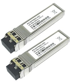 10GBase-SR SFP+LC Transceiver, 850nm Multimode SFP 10GE Optical Module,up to 300 Meters, Plug and Play, Compatible with Various Brands Open Switches (2-Pack)