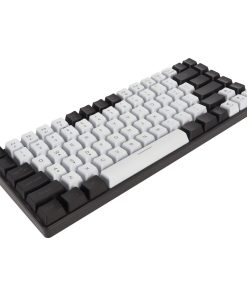 Zunate 80% Mechanical Feeling Gaming Keyboard, 84 Keys Hot Swappable Wired Mechanical Feeling Keyboard, RGB Backlit Ultra Compact Keyboard for Desktop, Computer, PC (White)