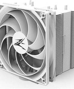 Zalman 10X Performa White, Extreme Performance CPU Cooler, Intel LGA1700/1200/1151, AMD Ryzen AM5 AM4, Powerful 135mm Annular Fan 1500RPM, 75 CFM, 180W TDP, 4 Copper Heat Pipes