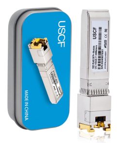 10G SFP+ to RJ45 Module - 10 Gigabit Ethernet Copper Transceiver, 10GBASE-T, Up to 30m, Compatible with Cisco, Ubiquiti, Mikrotik, and More, SFP+ to Ethernet Adapter for Switches & Routers (1)