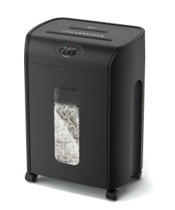 10-Sheet Paper Shredder for Home Office Auto Feed, Micro Cross Cut Shredders, 3-Mode Shred Paper, Credit Card and CD, Commercial Shredder Low Noise with 4.76 Gal Pullout Bin Black