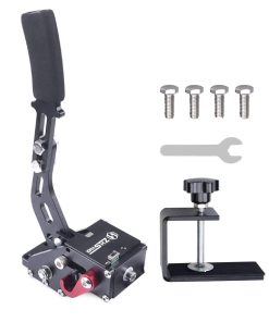 ZHSYMX PC/PS4/PS5 USB Handbrak,USB Handbrake PC for 64Bit SIM Racing Games, Compatible with Logitech G29 Simulate Linear Handbrake compatible with PS4/PS5 and PC computer,with Fixing Clip and Plate