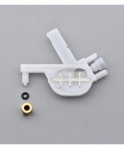 10PCS Printer Ink Damper Compatible with Epson Stylus Pro 7600 9600 R2100 R2200 F138040 F138050 7colors Ecosolvant Print Head Ink Dumpers (Color : Damper and Nut)