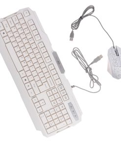 1 Set Keyboard Mouse Computer USB Keyboard Computer Accessories Backlit Keyboard Ergonomic Mouse Computer Keyboard Computer Wired Keyboard