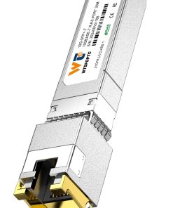 10G SFP+ to RJ-45 Transceiver, 1.25/2.5/5/10G-T Copper SFP+ CAT6a Module, Auto-Negotiation, Up to 30m, for Cisco SFP-10G-T-S, Ubiquiti UniFi UF-RJ45-10G, Meraki, TP-Link, Netgear (1)