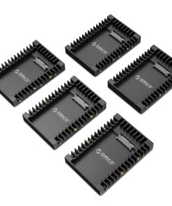 [5Packs] ORICO 2.5 SSD SATA to 3.5 Hard Drive Adapter Internal Drive Bay Converter Mounting Bracket Caddy Tray for 7 / 9.5 / 12.5mm 2.5 inch HDD / SSD with SATA III Interface(1125SS-5)