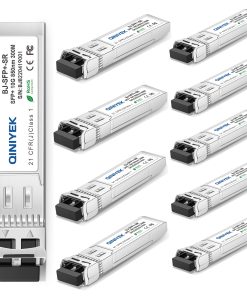 10Pack 10GBase-SR SFP+ Transceiver,10G SR SFP Multi-Mode LC Module 850nm,up to 300 m,Compatible with Cisco SFP-10G-SR, Unifi UF-MM-10G, Meraki,Fortinet,Mikrotik,Netgear,Supermicro and More