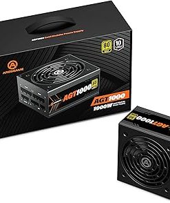1000W Power Supply, 80+ Gold Certified, Fully Modular,10 Year Warranty, ATX Gaming PSU