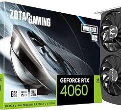 Zotac ZT-D40600H-10M Carte graphique NVIDIA GeForce RTX 4060 8 Go GDDR6