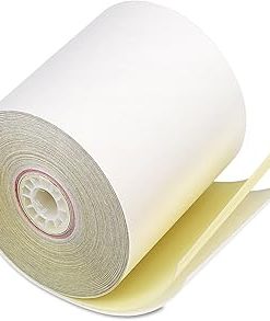 07706 POS/Cash Register Rolls,2-Ply,Crbnlss,3-Inch x90-Ft,50/CT,WE/CY