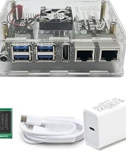 youyeetoo StarFive VisionFive2 RISC-V Single Board Computer, Early Bird Version B, StarFive JH7110 with RISC-V U74, Dual LAN Port with 2 x 1Gbit (Bundle 3, 8GB)