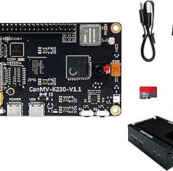 youyeetoo CanMV-K230 Metal Case Kit - Kendryte K230 RISC-V64 Board - 512MB RAM 3X 4K Camera Inputs Support RVV1.0 for AI Edge AIoT