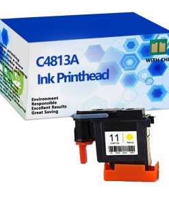 11 Ink Printhead Compatible Replacement Suitable for HP Designjet 500 800 Business Inkjet 1200 C4810A C4811A C4812A C4813A Printers Printer, Yellow-1 Pack