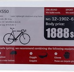 10.2 Inch E Paper Screen Display, 3 Color Bluetooth e Ink Digital Signage, 4000mAh High Contrast E Ink Screen LCD Module with DIY Templates, for Business Cards, Price Tags