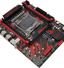 Zunate X99 LGA 2011 V3 Motherboard with 4 DDR4 Slots, M.2 Slots, LAN Card, Multiple Expansion Slots, Supports Core i7 and E5 V3 V4 Series Processors