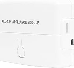 ZB-333-W ZigBee Module, Plug-In Outlet for ZigBee Home Automation, Smart Outlet, Smart Switch Outlet, Zig Bee Appliance Plug Module, White