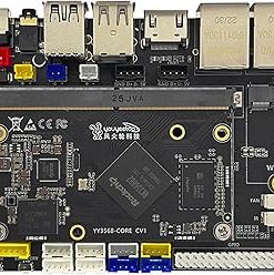 youyeetoo YY3568 Devkit,4GB LPDDR4 32GB Emmc, RK3568 Open Source Development Board, Rich Interface 5X Serial/ 6X USB/4x Display/Dual Gigabit/PCIE/WiFi/BT, for YY3568-CORE SOM (Kit B)