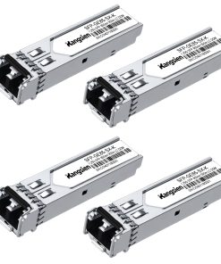 1.25G 850nm Multimode SFP LC Transceiver Fiber Module,1000Base-SX Gigabit Fiber Transceiver for Cisco GLC-SX-MMD/SX-MM/SFP-GE-S,Fortinet,Ubiquiti UniFi, Mikrotik, Fortinet, TP-Link, Netgear (4Pack)