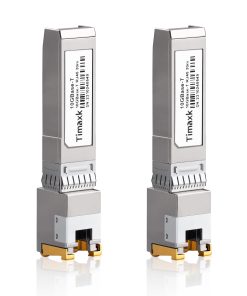2 Pack 10GBase-T SFP+ to RJ-45 Transceiver, 10Gbe SFP+ Copper Ethernet Module, up to 30 Meters, Compatible with Cisco, Ubiquiti, Mikrotik, D-Link, Netgear, Qnap, Linksys and More
