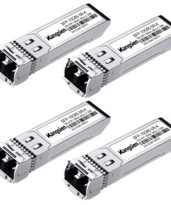 10G Multimode SFP+ LC Module, 10GBase-SR Fiber Transceiver,10G 850nm MMF up to 300 Meters, Compatible with Cisco, Ubiquiti, Mikrotik, D-Link, Netgear, Qnap, Linksys and More (4Pack)