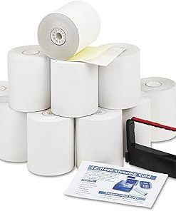 09300 Verifone 250/500 Kits, 3-Inch x90-Ft , 10/CT, White