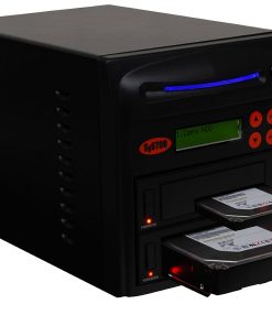 1:1 HDD/SSD Hard Drive Duplicator - 18GB/Min - Standalone Copier & Eraser/Sanitizer for Multiple SATA 3.5 Disk & 2.5 Solid State Drives - Copy Speeds of up to 300MB/Sec (SYS301DP)
