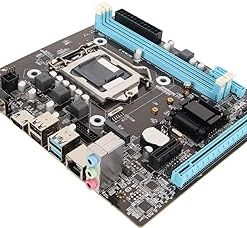 Zopsc Gaming Motherboard, H81 Channel DDR3 M.2 NVMe NGFF SATA 6Gb s PCIe Slot LGA 1150 Micro ATX PC Motherboard