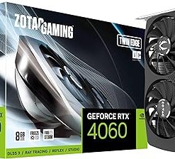 Zotac Gaming GeForce RTX 4060 Twin Edge NVIDIA 8 Go GDDR6