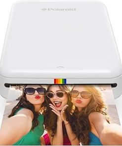 Zink Polaroid ZIP Wireless Mobile Photo Mini Printer (White) Compatible w/ iOS & Android, NFC & Bluetooth Devices