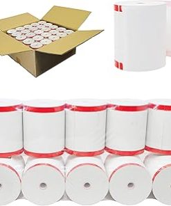 [50 GSM Paper Thickness Coreless] 3 1/8 x220 Thermal Paper Rolls (500 Rolls) For TM-T88III, TM-T88IV, TM-T88V, TSP100, CT-S300, CT-S2000, M129B, M129C