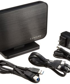 センチュリー Century COM35EU3B6G 1 Minute Box, USB3.0 & eSATA SATA6G, Black