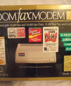 Zoom 36.6K Non-Upgradeable External Faxmodem for PC 2836-00-00