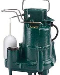 Zoeller 007921, Model 131 (M98) Replacement Cast Iron Effluent Sump Pump.5 HP, 115 Volts, 1 Phase, 9.4 Amps, 1-1/2" NPT Discharge, 72 GPM Max, 23 ft Max Head, 15 ft Cord, Automatic